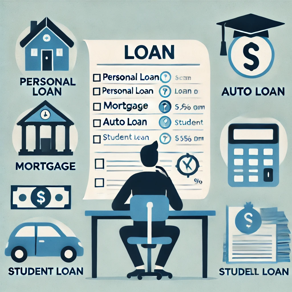 A person evaluating different loan types to meet their financial needs