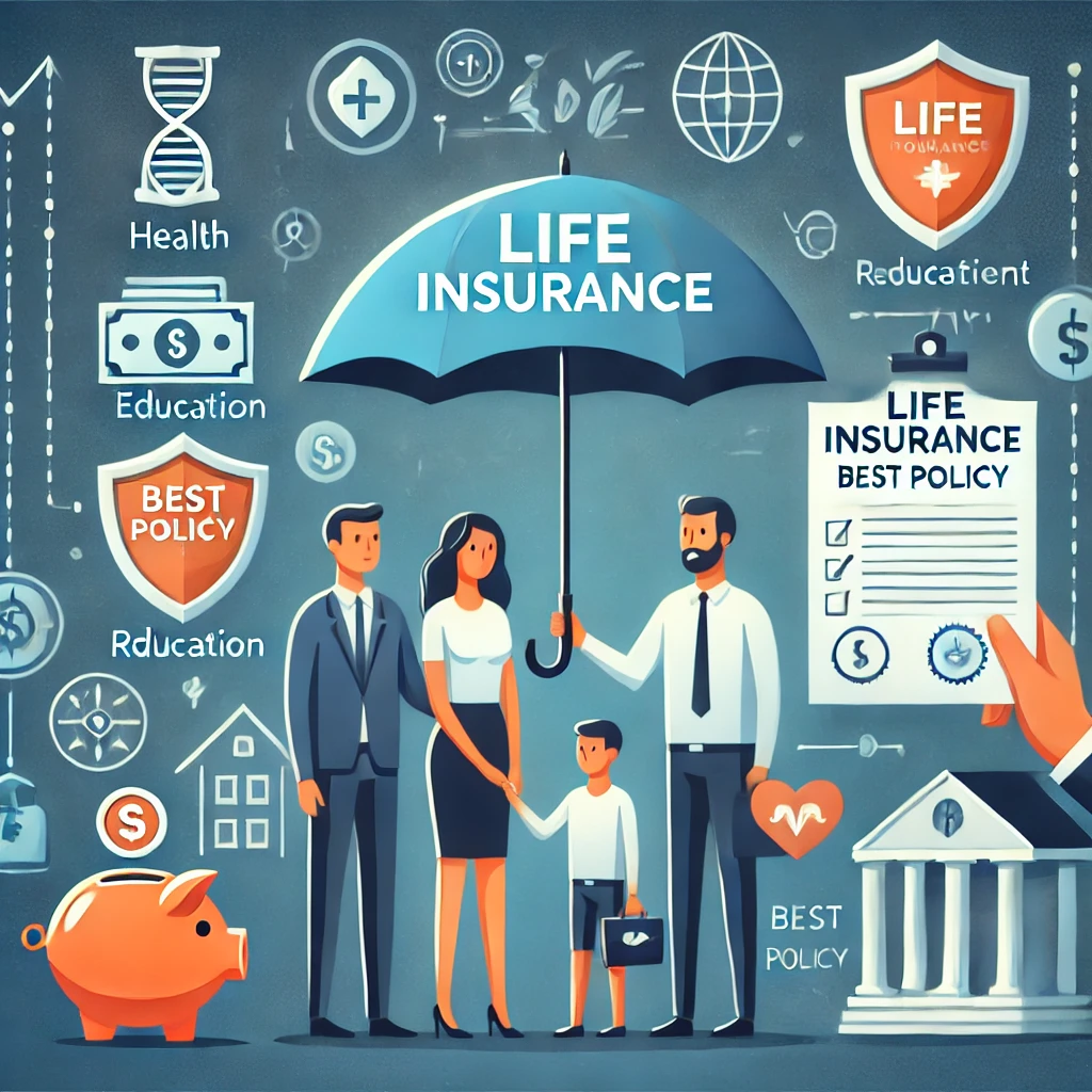 Choosing the best life insurance policy for family security and financial protection.