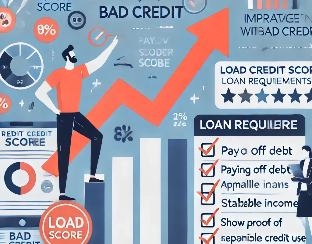 Strategies to improve chances of getting a loan with bad credit